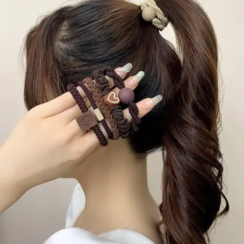 Juego Y 10 Piezas Y Ligas For Cabello Mujer D