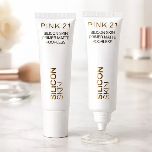 Primer Pink 21 Silicon Skin Poreless Matte Prebase Facial Incoloro