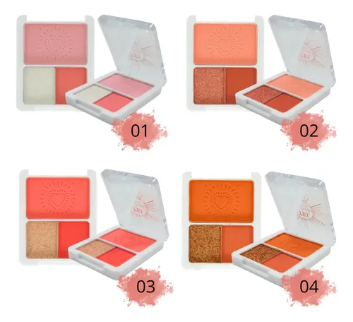 Paleta De Sombra De Ojos Tei Nude Eyeshadow 3 Tonos Calidos