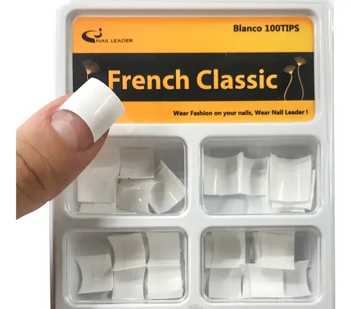Tips Para Uñas Francesa X100 Blanco U33