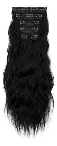 Extensiones De Cabello Cortina Con Clip Onduladas – 4 A