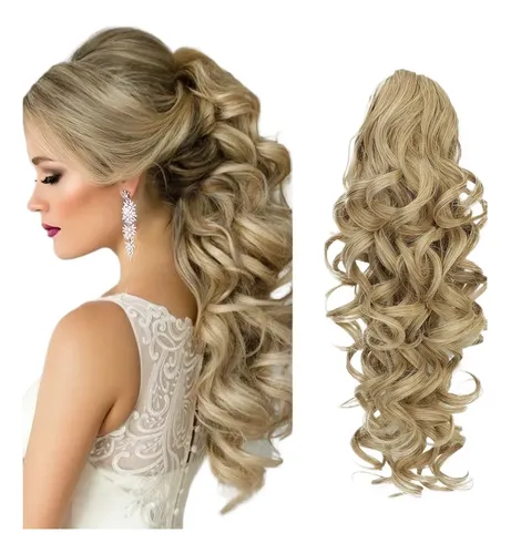 Extensiones De Cabello De Cola De Caballo Ondulada De 20