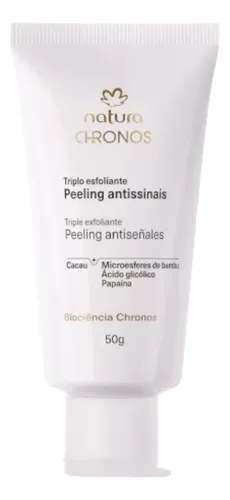 Exfoliante Peeling Antiseñales Natura Chronos Derma 50g Momento de aplicación Noche Tipo de piel Todo tipo de piel