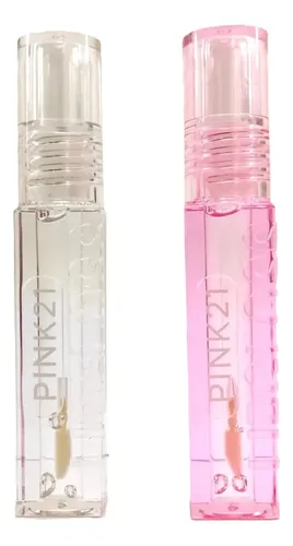 Set X 2 Brillo Labial Lipgloss Super Gloss Pink 21 Aplicador