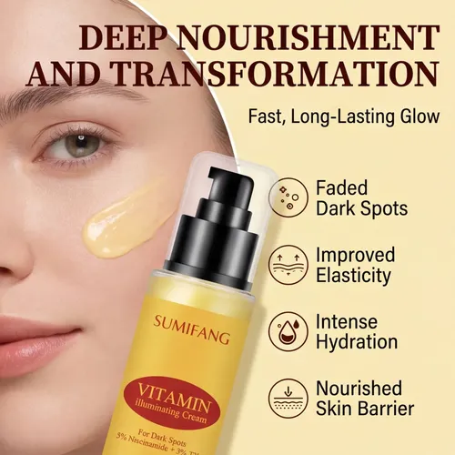 Crema Iluminadora Vitamínica Sumifang  Atenúa Las Manchas O
