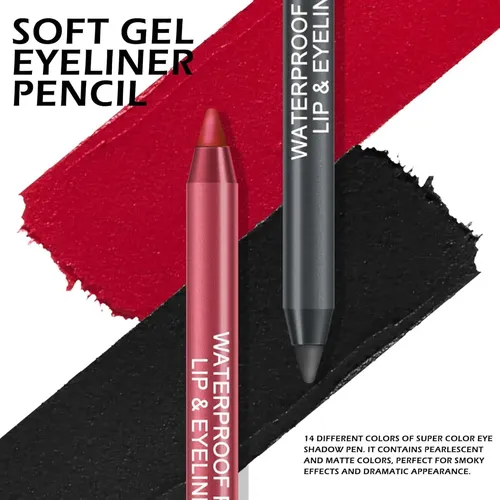 Conjunto De Lápices De Eyeliner 14 Colores Ownest 14 Colores