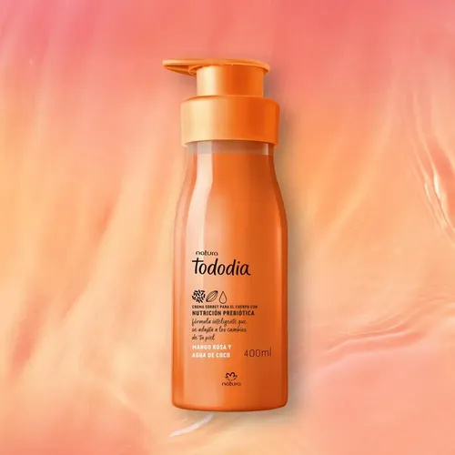 Natura Tododia Crema Cuerpo Mango Rosa Y Agua De Coco 400ml#