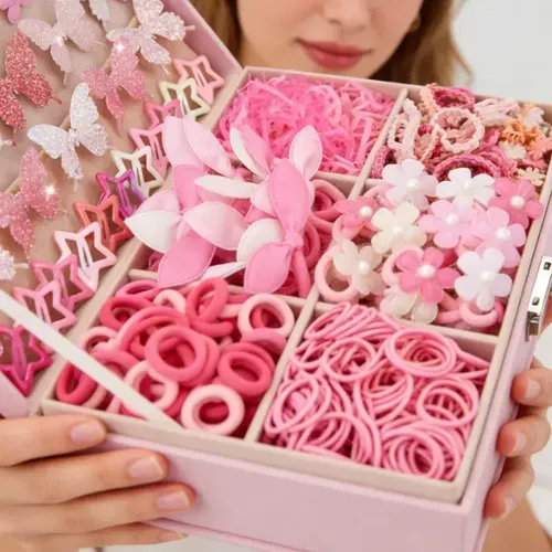 Za Set 540 Accesorios Para El Cabello Niña Con Ligas Sd