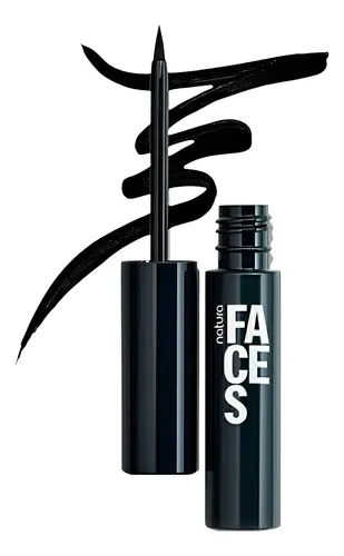 Delineador Líquido De Ojos Faces Natura Cosmeticos