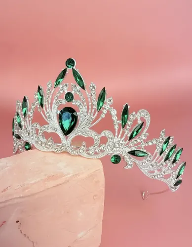 Tiara Corona Strass Accesorios P/ Eventos Novias 15 Años P5