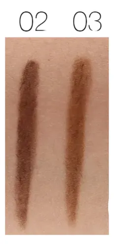 Lapiz Cejas Novo Retractil Con 3 Repuestos Y Plantillas