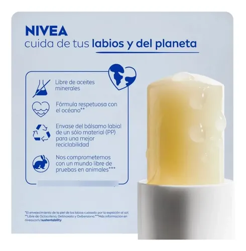 Nivea Labello Humectante Protector Labial  4,8g