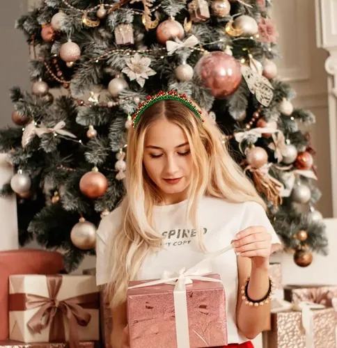 Oferta Do Dia Christmas Headbands For Women Girls 2pcs