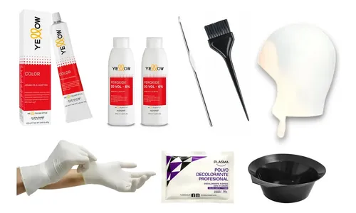 Kit Reflejos Mechas Gorro Silicona + Deco+ Oxidante +tintura