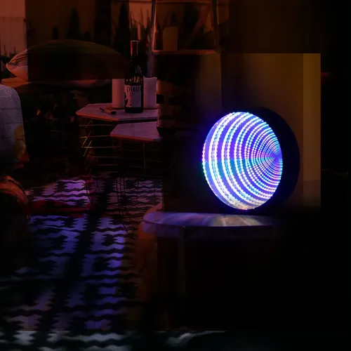 1 Pieza De Luz Led Para Espejo Infinito, Montada En Pared Y
