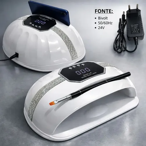 Cabina de uñas de gel profesional Sun L6 de 268 W con 45 LED blancos