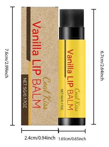 I/l Bálsamo Labial Vanillas Formulas Para Suavizar Los