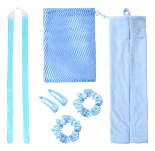 Kit Para Rizar El Cabello Sin Calor: Cuentas, Rulos, Bandas,
