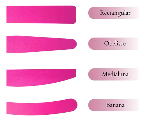 Limas P/ Uñas Esculpidas X10 Profesional 100/180 Manicura