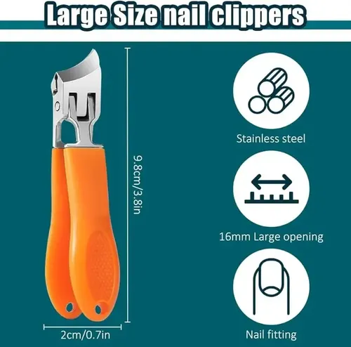 Clippers De Uñas A Prueba De Salpicaduras De Mango Recto