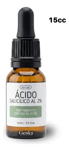 Acido Salicilico Al 2% Tratamiento Acne 15cc Arvensis