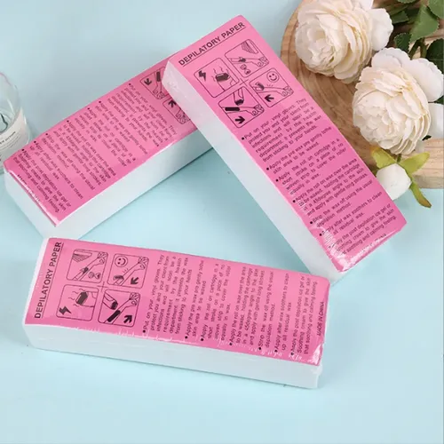 500 Piezas De Papel Depilatorio No Tejido Para Mujeres Y Hom