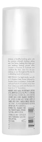 . Bruma Fijadora Dewy Coconut, Spray Fijador De Maquillaje P
