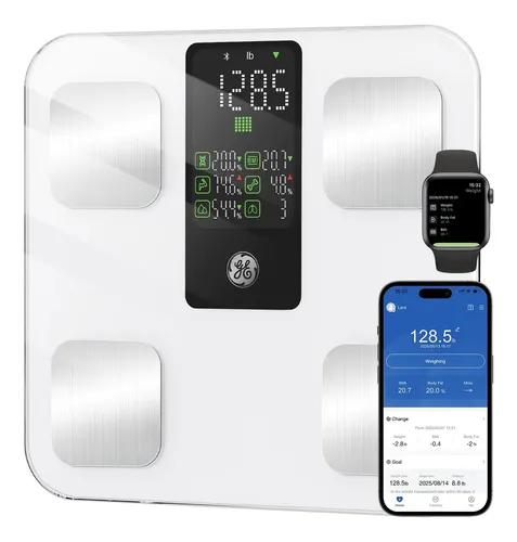 Báscula Ge 13,5cm Imc Y Masa Muscular Pantalla 5,3pulgadas