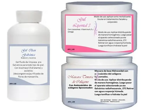 Galvánica Kit Tensa Reafirma Rostro Antiedad Antiarrugas