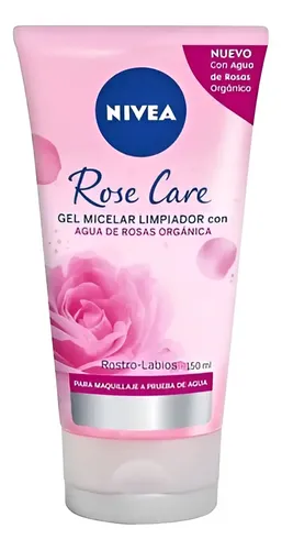 Nivea Rose Care Gel Micelar Limpiador X 150 Ml
