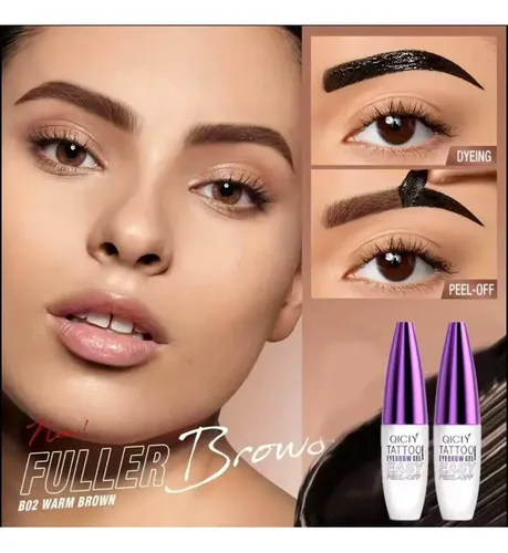 Gel De Color Para Cejas Peel Off Resistente Al Agua 2 Piezas