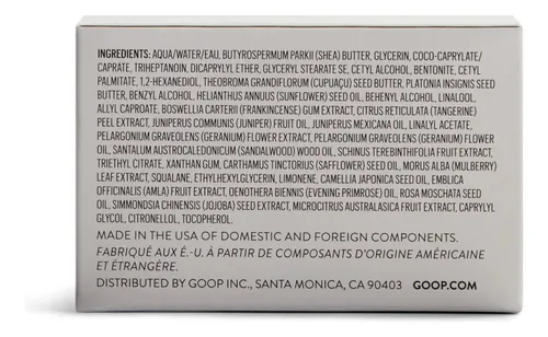 Manteca Corporal Goop Nourishing Repair 180 Ml
