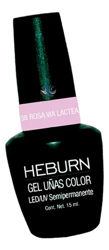 Esmalte Gel Led/uv 38 Via Lactea Rosa Semipermanente Heburn