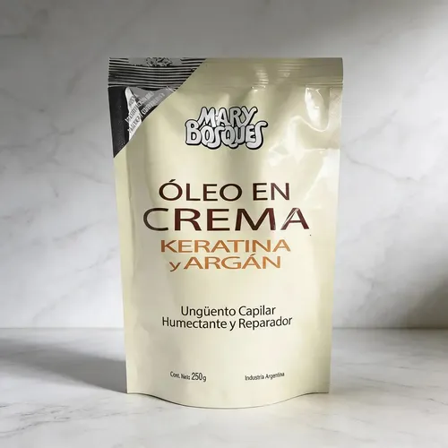 Mary Bosques Oleo En Crema Keratina Y Argan Doypack X 250g
