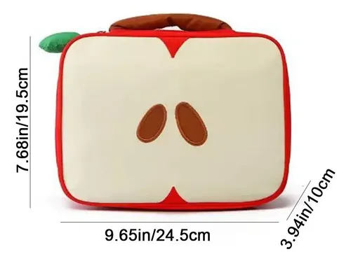Aa. Bolsa De Maquillaje Con Estampado De Frutas, Bolsa Lkjh
