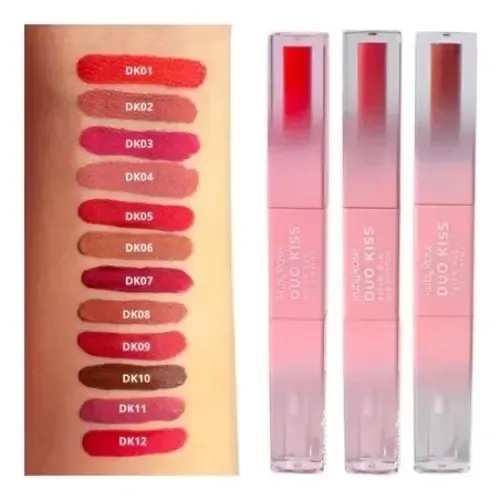 Lápiz labial Duo Kiss Ruby Rose Gloss 2×1 Color Dk 05