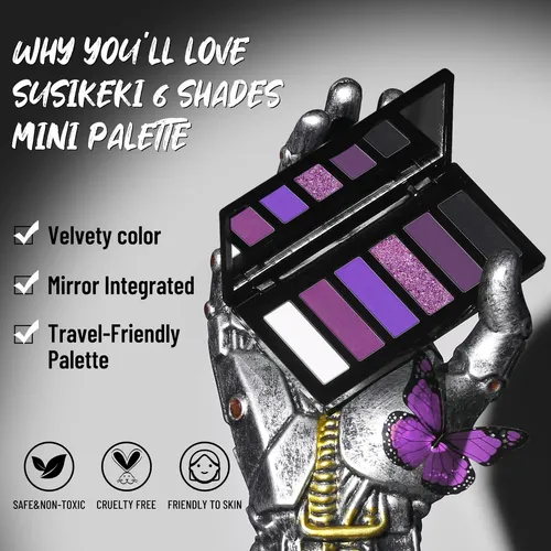Susikeki Paleta Sombras 6 Colores Lilac 30 G