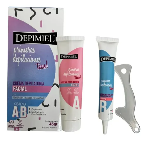 Crema Primeras Depilaciones Facial A+ B Depimiel Teen 45gr