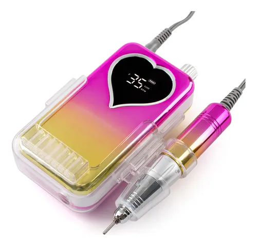 Taladro De Uñas Eléctrico 0-35000 Rpm Recargable Con Cable