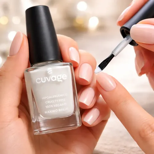 Kit Esmaltes Tradicionales Y Top Coat Secado Rapido Cuvage
