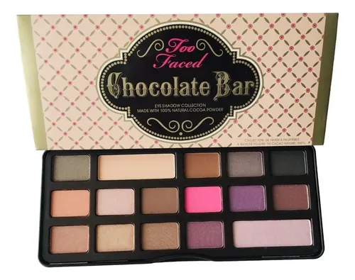 Paleta de Sombras Too Faced Chocolate Bar con 16 Tonos Mate