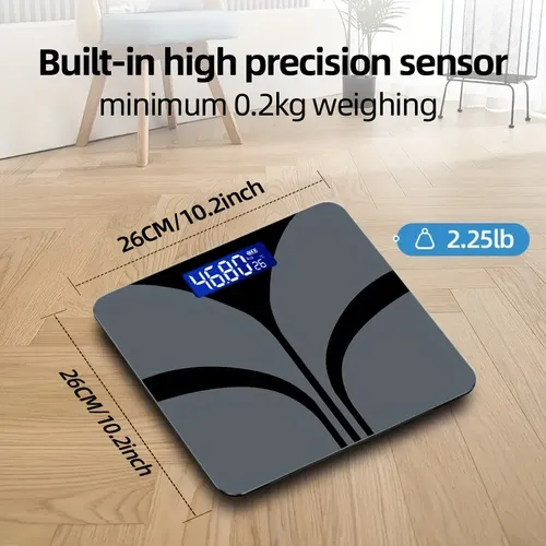 Báscula Digital Inteligente Grasa Corporal Salud Weighing Scale