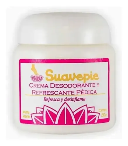 Crema Pies Desodorante Refrescante Desinflama Suavepie 250gr