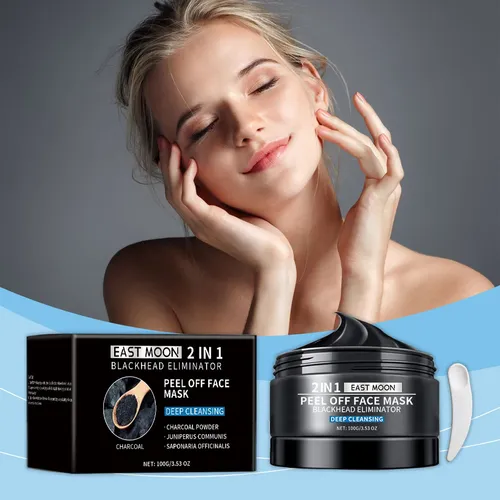 Bamboo Charcoal Clay Mask, Cleans Blackheads Hydrating
