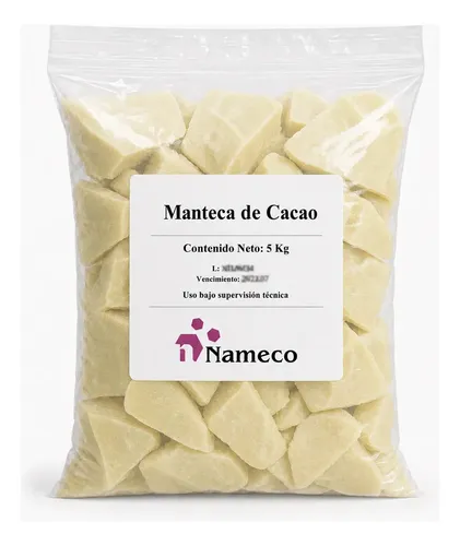 Manteca de Cacao Pura – 5 Kgs – Uso cosmetico