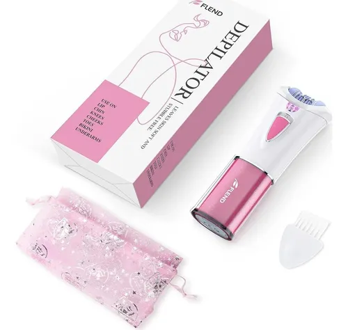 Depiladora Facial Beauzmo Pink 9 Pinzas Led Usb