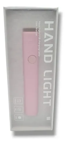 Mini Cabina UV LED Portátil Rosa HAND LIGHT para Uñas Soft Gel USB 3W