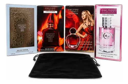 Set 4 Perfumes Onlyou Mujer Miniaturas 30ml C/u