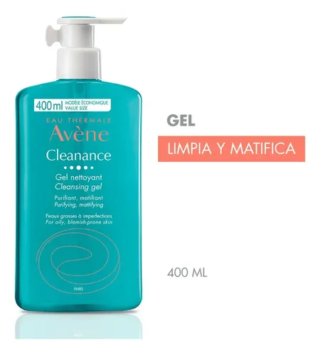 Gel Limpiador Avene Cleanance Tipo De Piel Grasa X400ml