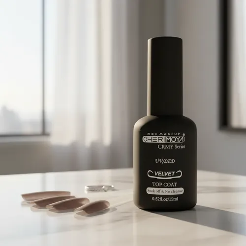 Top Coat Uv/led Velvet Matte Terciopelo Cherimoya Semiperman